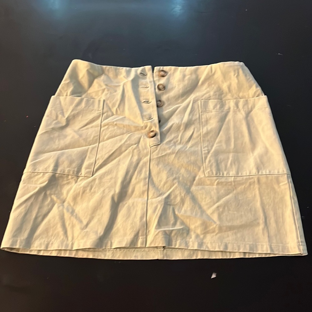 Pink Lily Skirt, Size Large, Color Mint Green